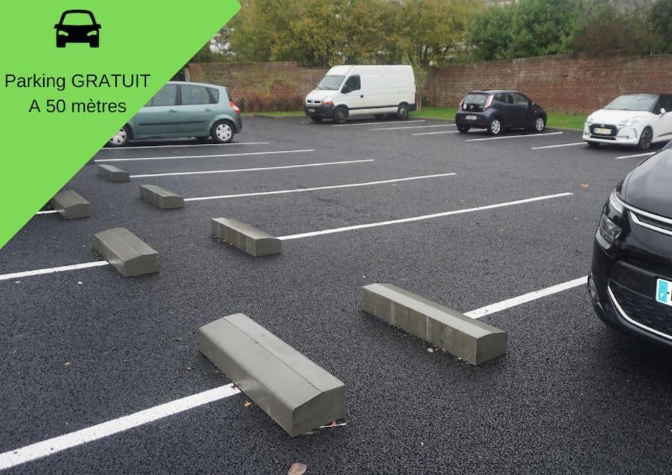 Coquet Studio Tout Equipe Centre Ville Wifi 2Pers Saint-Quentin  Eksteriør billede